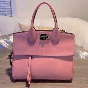 Ferragamo studio bag. Stunning hard to find baby pink color